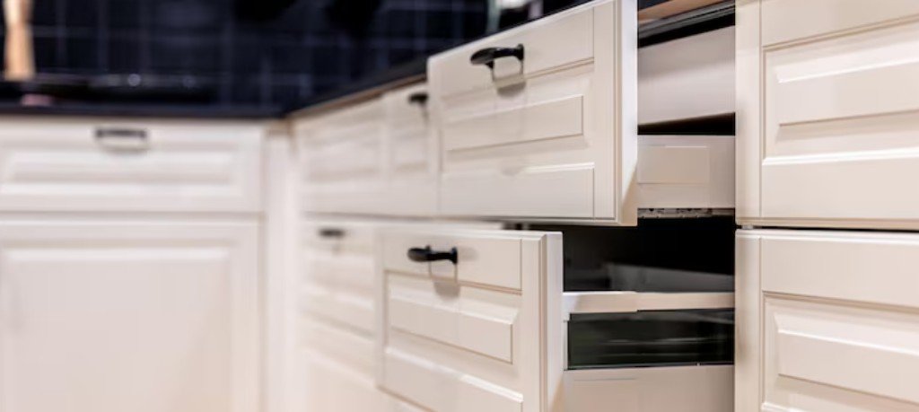 2 Upgrade Base Storage with Roll-Out Cabinet Drawers